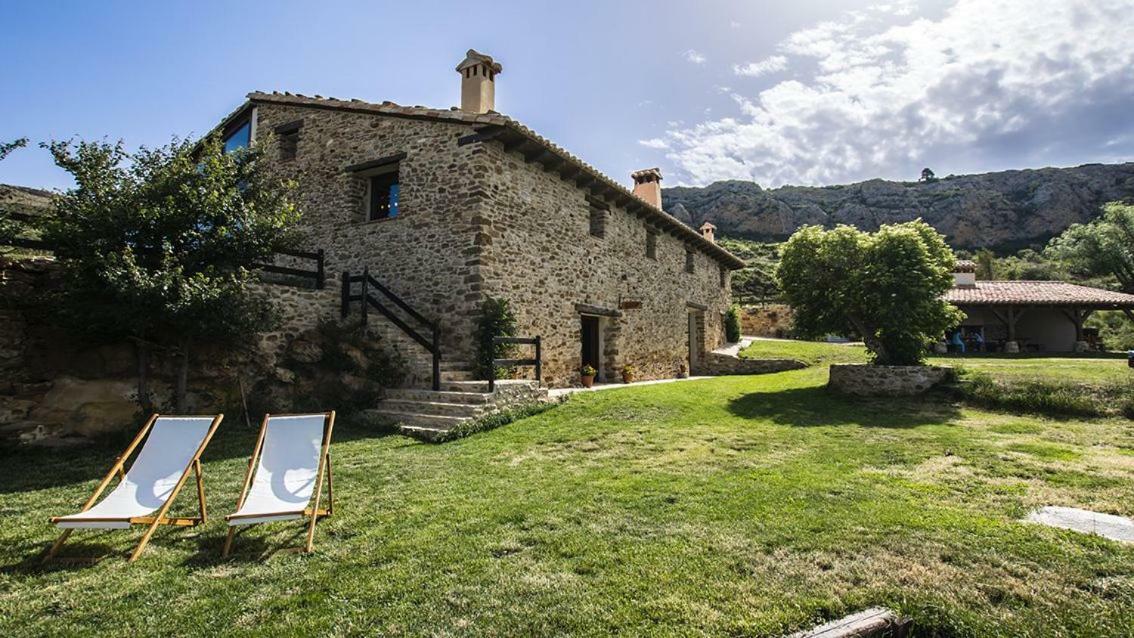 Masia El Cabrero Villarroya de los Pinares Exterior foto